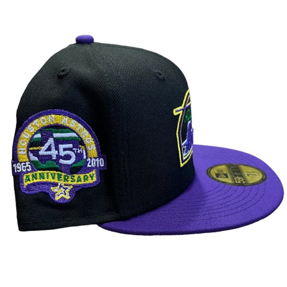 New Era Houston Astros 59FIFTY Fitted Hat Exclusive 40 Year Side Patch - Picture 4 of 6